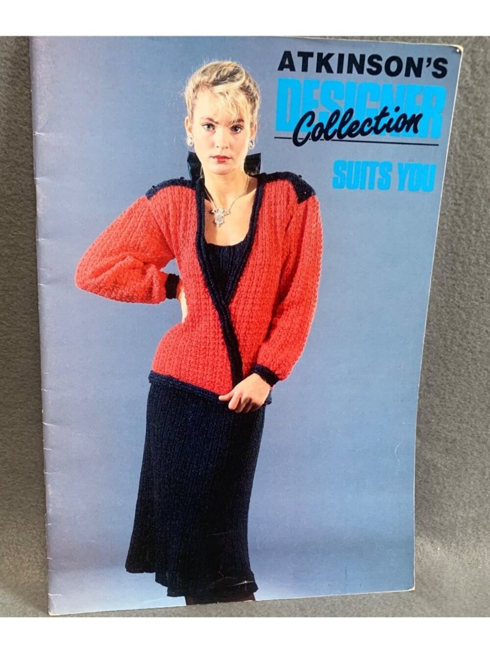 Atkinson's Designer Collection Suits You Fairisle Suit Knitting Pattern Book